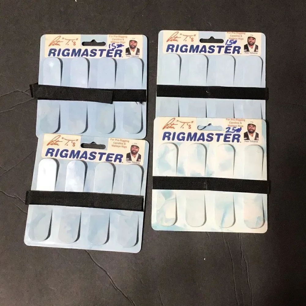 Peter T’s Carolina and Walleye ringmaster 4 each